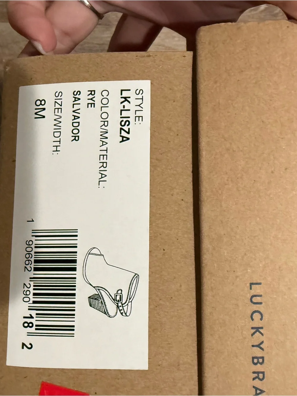 Lucky Brand Brown Leather Open-Side Ankle Booties
